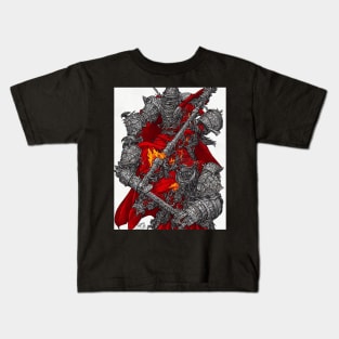 Bear Ornate Steel Armour Kids T-Shirt